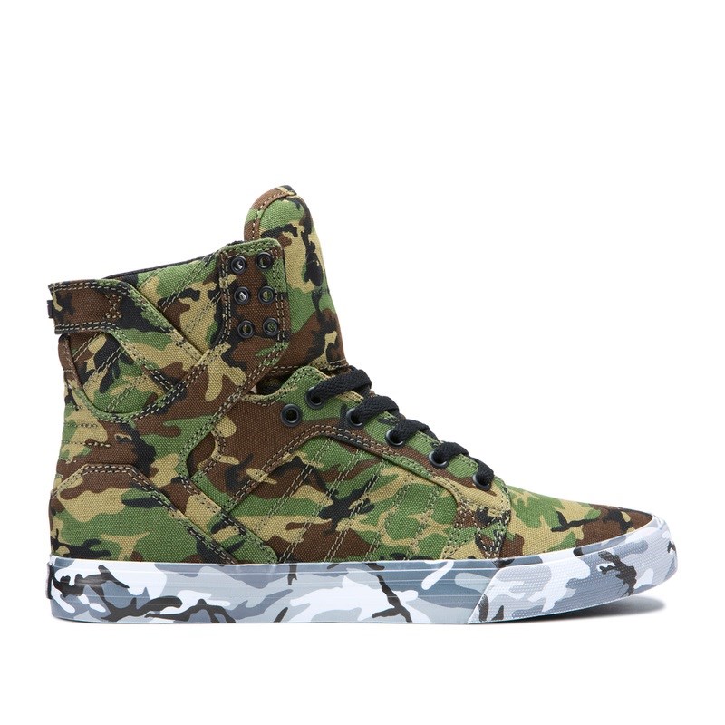 Supra Skytop - Ανδρικα Sneakers Ψηλα - Καμουφλάζ (GR4153)